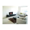 Dekoratyvinė elektrinė kamino krūtinė Classic Fire Memphis Juoda 1800 W 66 x 13 x 46 cm
