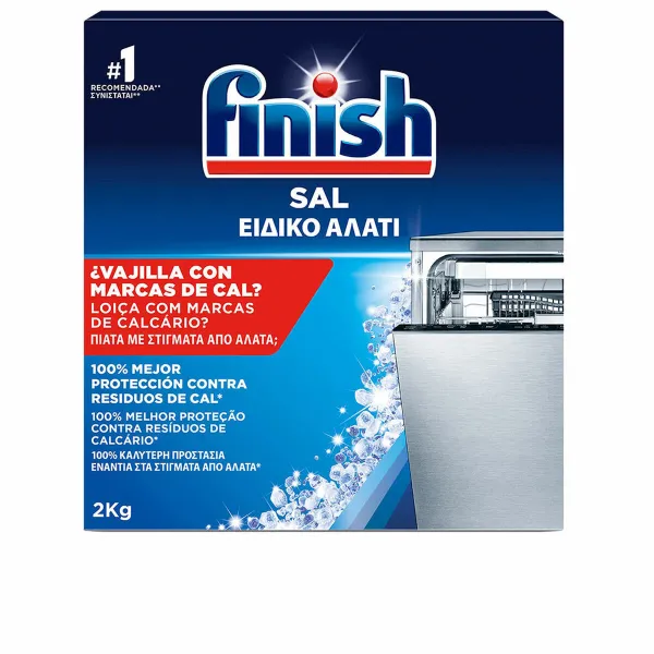 Trauku mazgājamās mašīnas sāls Finish Finish 2 Kg