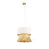 Потолочный светильник DKD Home Decor полиэстер Бамбук (40 x 40 x 39 cm)