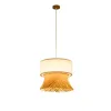 Потолочный светильник DKD Home Decor полиэстер Бамбук (40 x 40 x 39 cm)