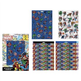 Hаклейки Marvel Синий