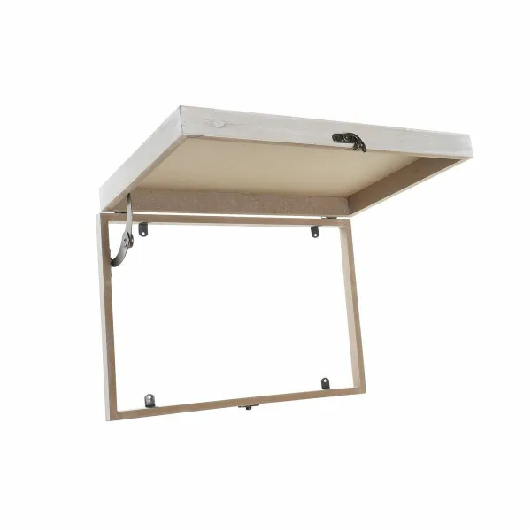 Koristerasia DKD Home Decor Monivärinen Turkoosi Puu MDF Norsu Intialainen mies Tiski (2 osaa)