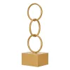 Декоративная фигура Gift Decor Позолоченный Обруч 12,5 x 40,5 x 12,5 cm