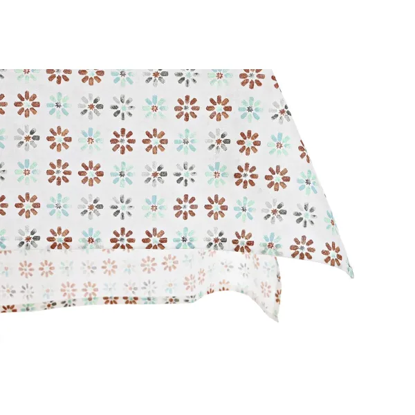 Pöytäliina ja lautasliinat DKD Home Decor 9 Kappaletta 2 osaa 150 x 250 x 0,5 cm Harmaa Taivaansininen