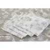 Galda drānas un salvetes DKD Home Decor 2 gb. 150 x 150 x 0,5 cm Bēšs Balts Gaiši brūns