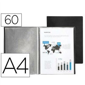 Dokumentu Turētājs Liderpapel EC90 Melns A4