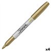 Permanentais marķieris Sharpie METALLIC Zelts 1,4 mm (4 gb.)