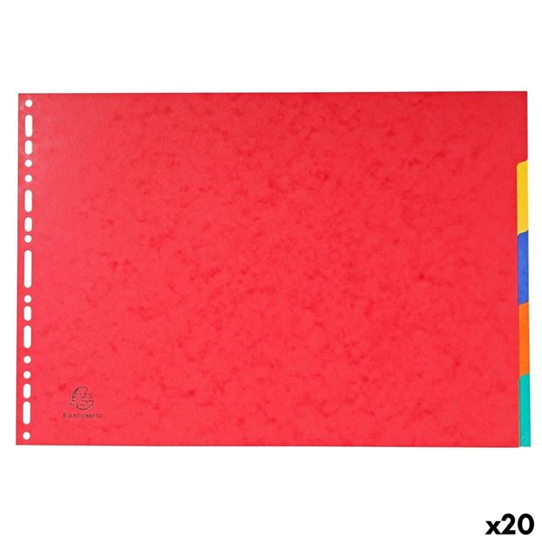 Erottimet Exacompta Monivärinen A3 (20 osaa)