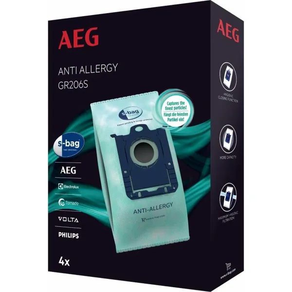 Tolmuimeja Asenduskott Aeg GR206S 4 uds