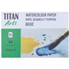 Piirustuspaperi Titan Arts BASIC A4 10 Levyt (3 osaa)