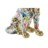 Decorative Figure DKD Home Decor Golden Lion Resin Multicolour Modern (21 x 14,5 x 27 cm) (15 x 21 x 27 cm)