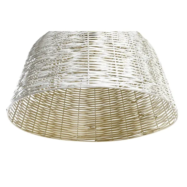 Kattolamppu DKD Home Decor Valkoinen Kullattu Rauta 50 W 51 x 51 x 38 cm