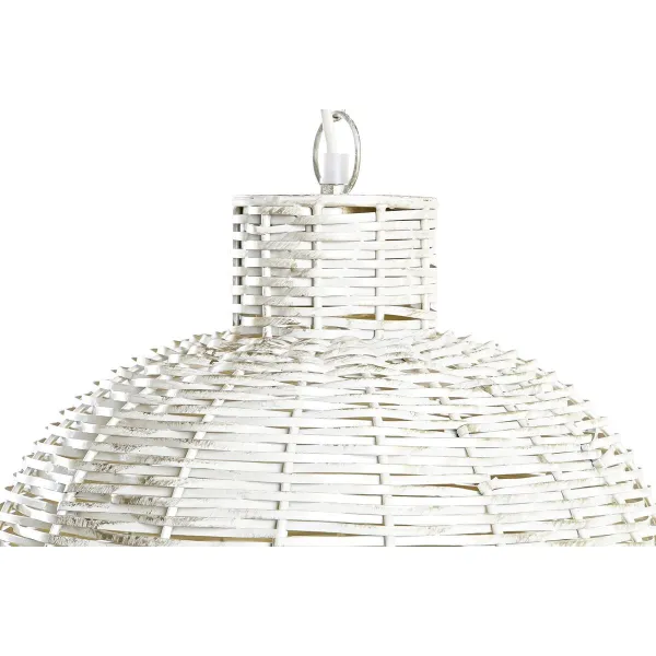 Pakabinamas apšvietimas DKD Home Decor 38 x 28 x 24 cm Auksinis Balta Geležis 50 W