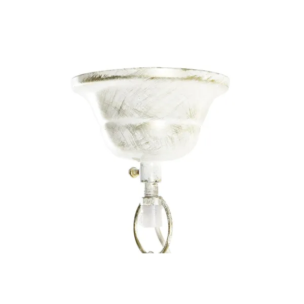 Pakabinamas apšvietimas DKD Home Decor 38 x 28 x 24 cm Auksinis Balta Geležis 50 W