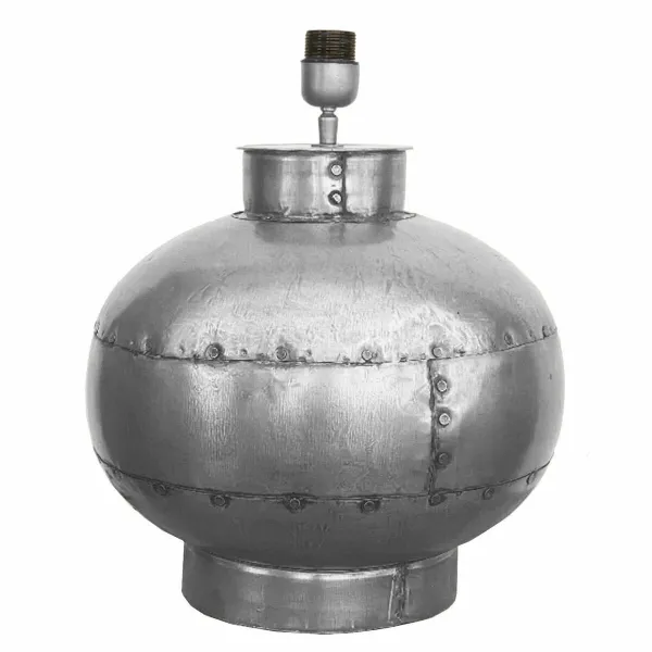 Stalinė lempa DKD Home Decor Sidabras Žalvaris 50 W (36 x 36 x 43 cm)