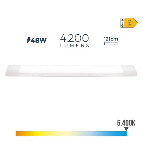 Светодиодная трубка EDM 31681 A E 48 W 4200 Lm (6500 K) (6400 K)
