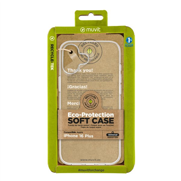 Чехол для мобильного телефона Muvit for Change iPhone 16 Plus