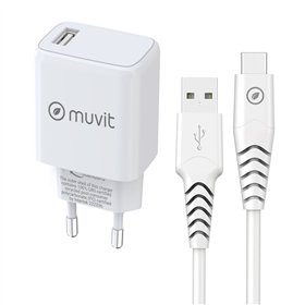 Seinälaturi Muvit Valkoinen 12 W