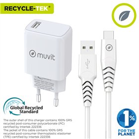 Seinälaturi Muvit Valkoinen 12 W