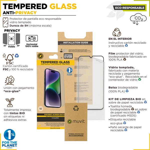 Mobiiltelefoniekraani Kaitse Muvit for Change