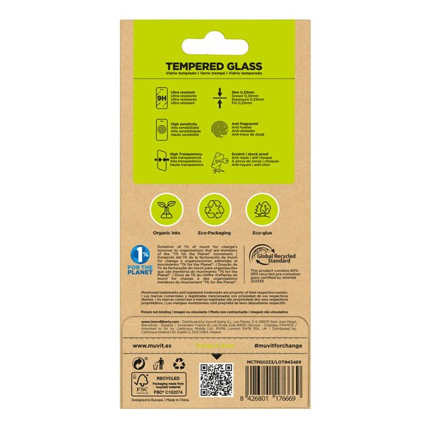 Mobila Telefona Ekrāna Aizsargierīce Muvit for Change Galaxy S25 Plus/S24 Plus
