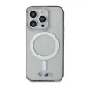 BMW Silver Ring MagSafe - Case for iPhone 14 Pro (Transparent)