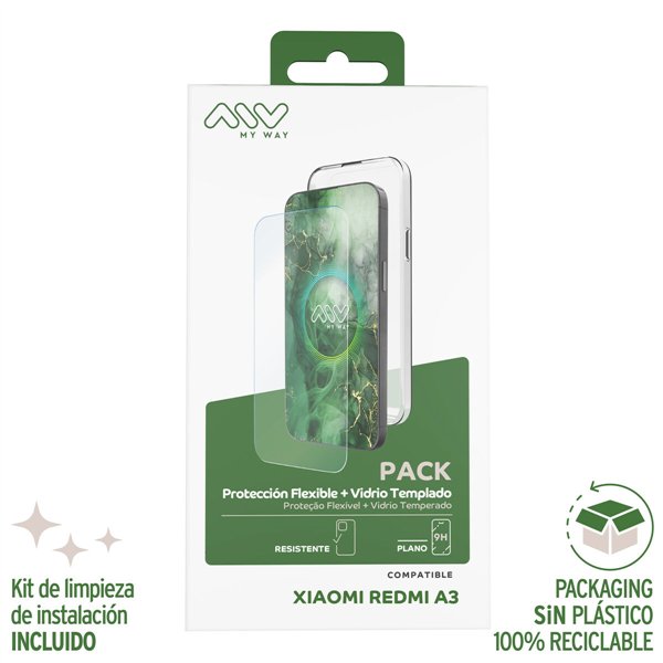 Mobilā Telefona Vāciņš un Aizsargierīce Myway Redmi A3