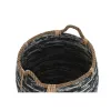 Набор корзин DKD Home Decor Белый Чёрный 56 x 56 x 60 cm 52 x 52 x 60 cm Пластик (3 Предметы)