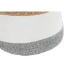 Декоративная корзина DKD Home Decor Белый Натуральное волокно