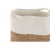 Декоративная корзина DKD Home Decor Белый Натуральное волокно