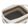 Grozs DKD Home Decor Balts Dabīgā Šķiedra 36 x 27 x 27 cm 3 Daudzums