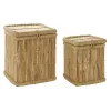 Korisetti DKD Home Decor Luonnollinen Bambu Köysi (2 Kappaletta)