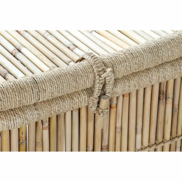 Set of Baskets DKD Home Decor Natural Bamboo Rope (2 Pieces)