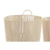 Набор корзин DKD Home Decor Бежевый Металл 42 x 42 x 51 cm 3 Предметы