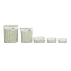 Набор корзин DKD Home Decor Зеленый плетеный 51 x 37 x 56 cm 5 Предметы