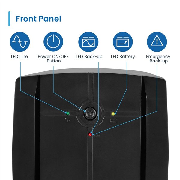 Uninterruptible Power Supply System Interactive UPS Ewent EW3997 720 W