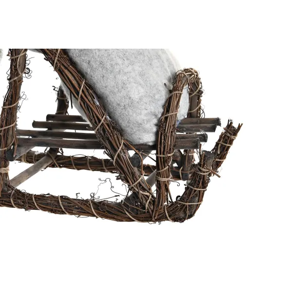 Joulukuusenpallo DKD Home Decor Harmaa Joulupukki 42 x 22 x 48 cm