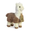 Eco Nation – Plush Toy / Cuddly White-Brown Alpaca 24 cm Eco-Friendly