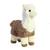Eco Nation – Plush Toy / Cuddly White-Brown Alpaca 24 cm Eco-Friendly