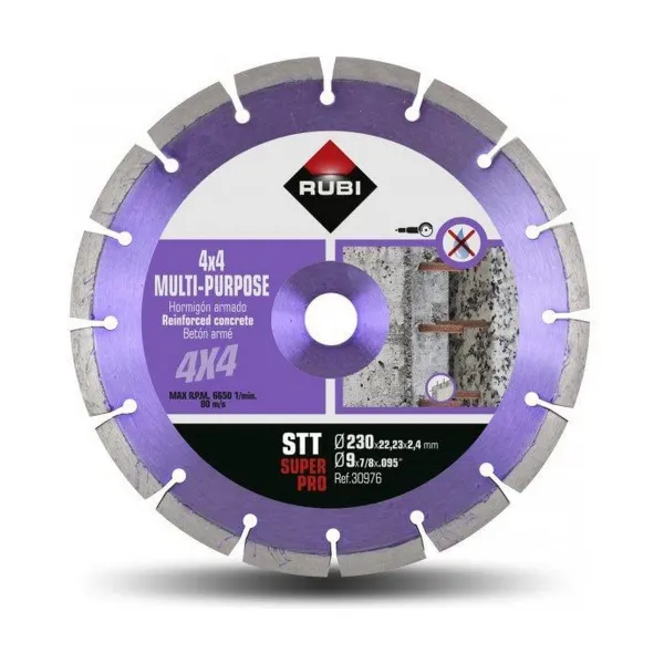 Deimantinis pjovimo diskas Rubi superpro 30976 Ø 230 mm
