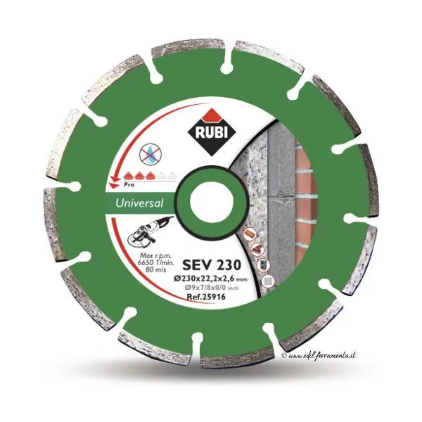 Teemantlõikeketas Rubi pro 25916 Ø 230 mm