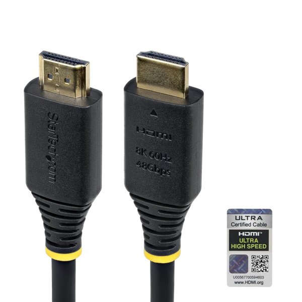 HDMI Cable Startech HDMI21-CBL-8K60-1M Black 1 m