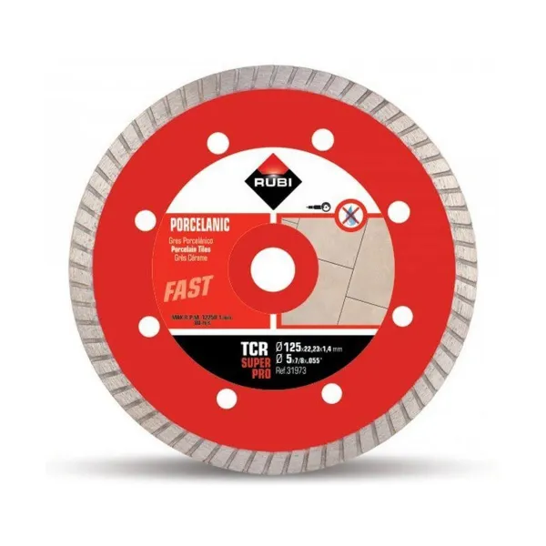 Алмазный отрезной диск Rubi superpro r31973 125 mm