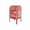 почтовый ящик DKD Home Decor Белый Красный Металл 29 x 24 x 52 cm