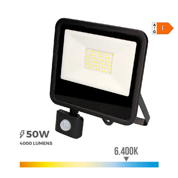 Užtvindanti šviesa / projektoriaus šviesa EDM 70357 Juoda F 50 W (6400 K)