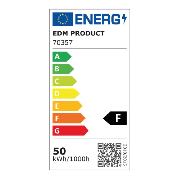 Užtvindanti šviesa / projektoriaus šviesa EDM 70357 Juoda F 50 W (6400 K)