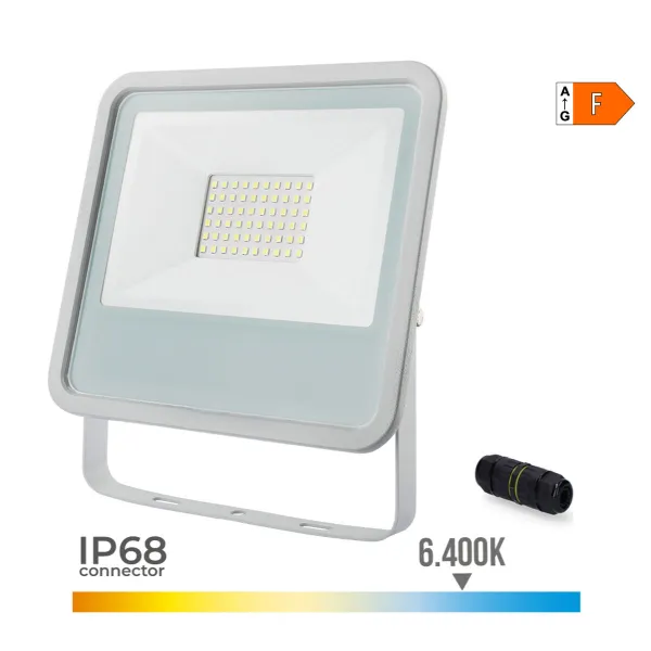 Floodlight/Projector Light EDM 70375 White F 50 W 3500 lm (6400 K)