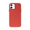 Crong Essential Cover Magnetic - iPhone 12 / iPhone 12 Pro MagSafe Leather Case (Red)
