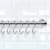 Hook for hanging up Metaltex Lonardo Chromed Metal 6,5 cm 6 Pieces