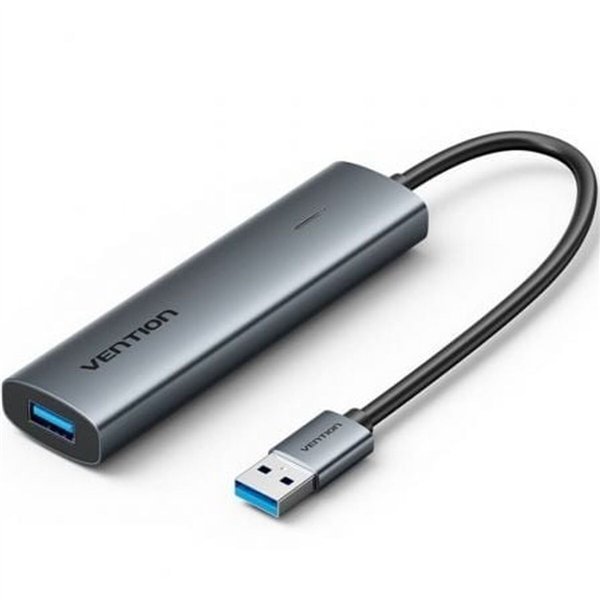 USB Centrmezgls Vention TGXHB Pelēks